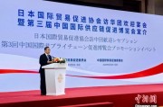 邵阳河野洋平率团访华 中国贸促会会长任鸿斌会见