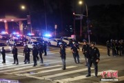 邵阳约200名海军陆战队士兵进驻洛杉矶 开始执行警戒守卫任务